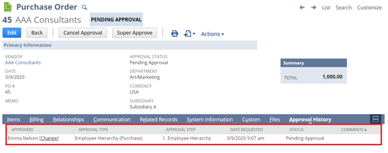 NetSuite Purchase Order Approvals SquareWorks Consulting