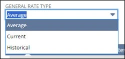 General rate type